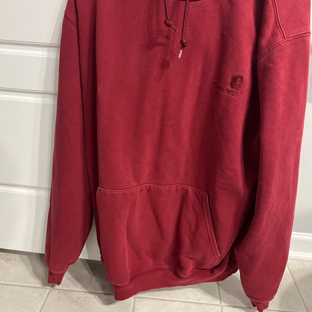 Carhartt Men's Red Hoodie